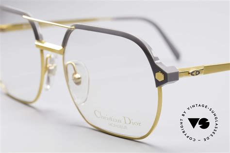 dior mens gold frames